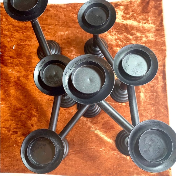 Black multi candle holder - Picture 6 of 8
